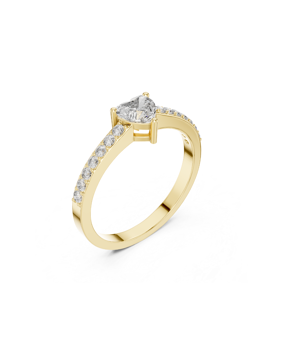 Heart Shape Lab Grown Diamond Ring