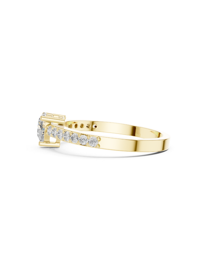 Heart Shape Lab Grown Diamond Ring