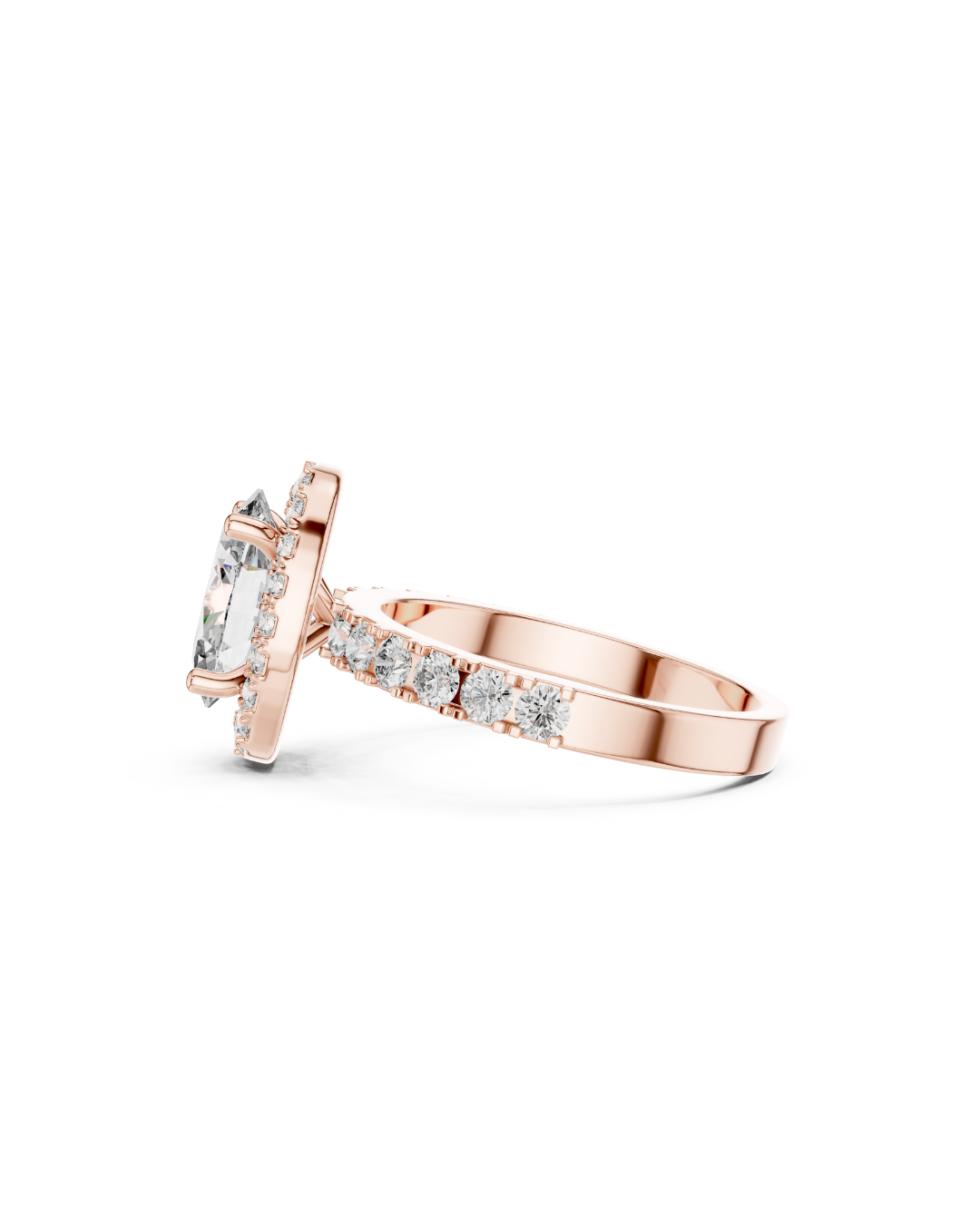 Oval Shape Lab Grown Diamond Ring