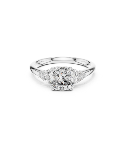 Cushion Shape Lab Grown Diamond Ring