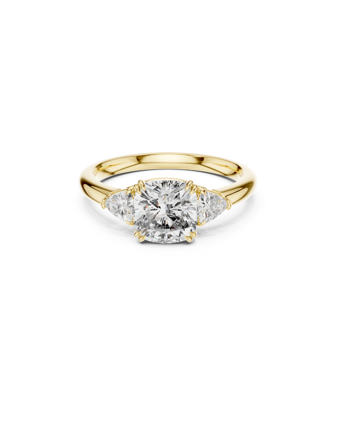 Cushion Shape Lab Grown Diamond Ring