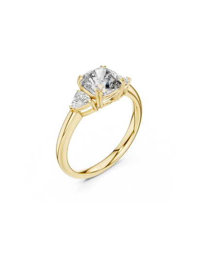 Cushion Shape Lab Grown Diamond Ring