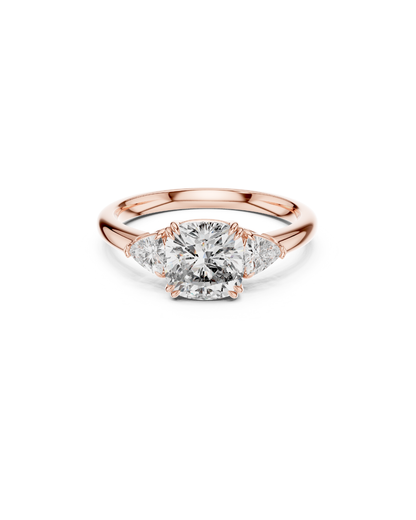 Cushion Shape Lab Grown Diamond Ring