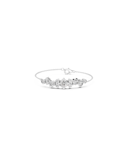 Round Shape Lab Grown Diamond Bracelet
