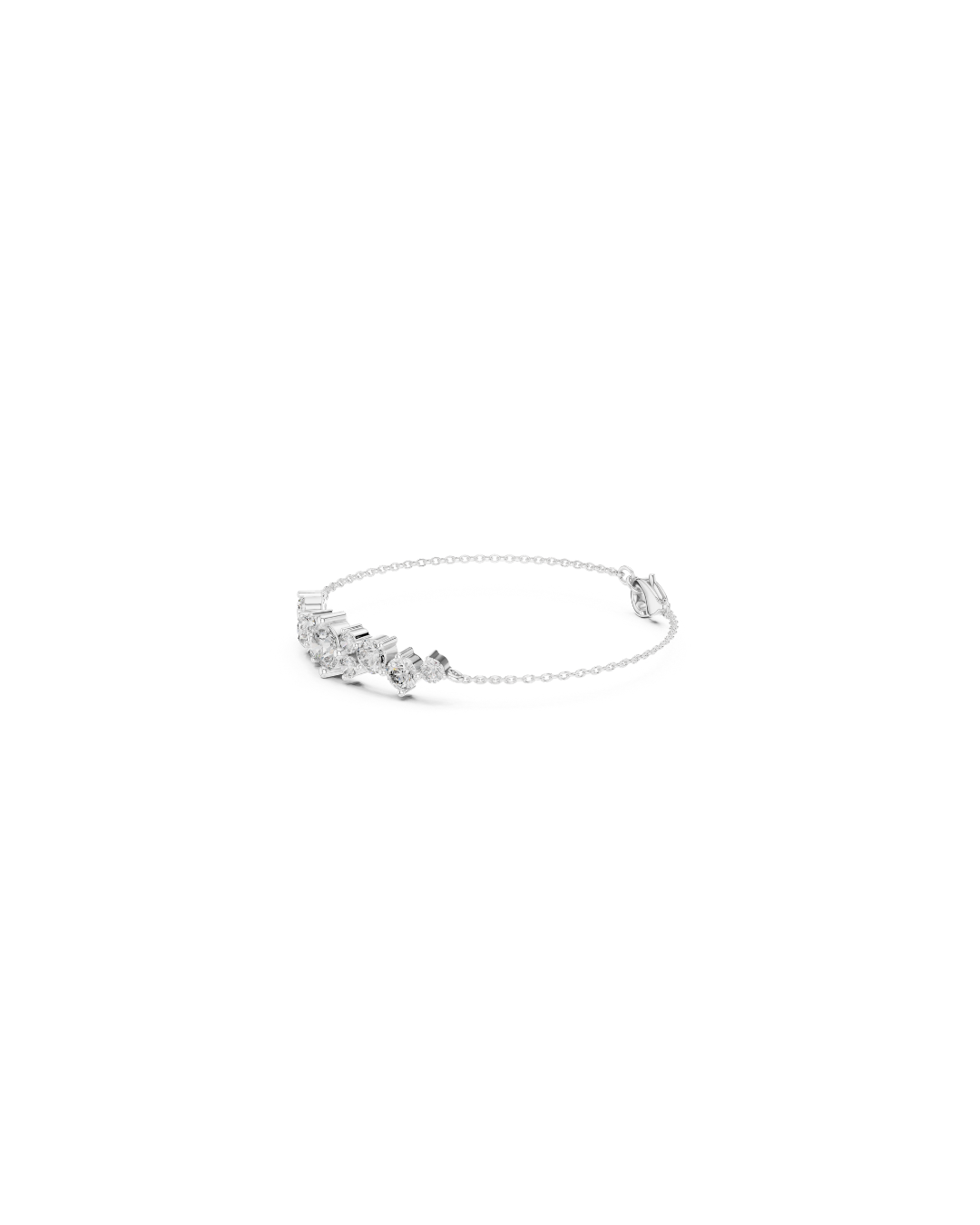 Round Shape Lab Grown Diamond Bracelet