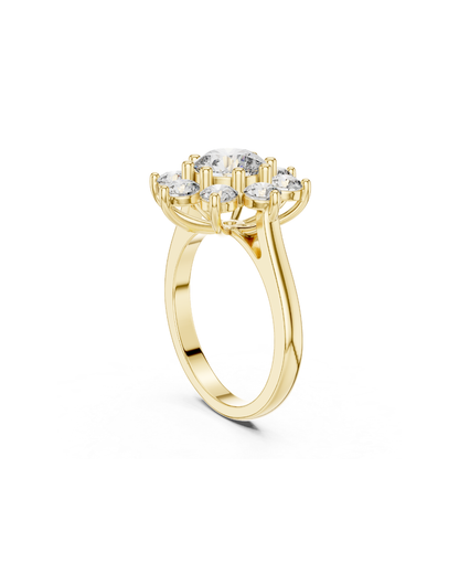 Round Shape Lab Grown Diamond Ring