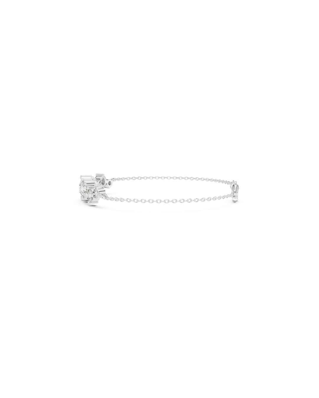 Round Shape Lab Grown Diamond Bracelet