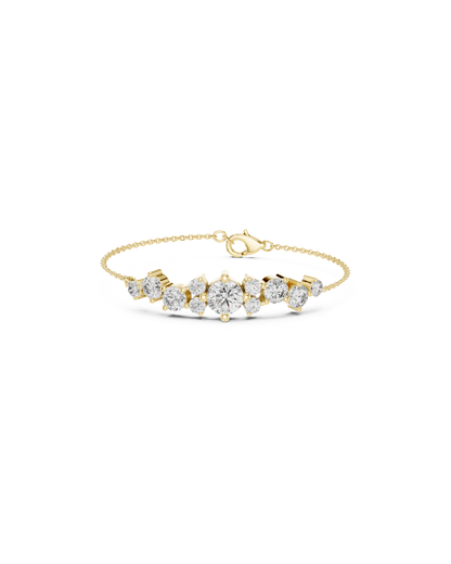 Round Shape Lab Grown Diamond Bracelet
