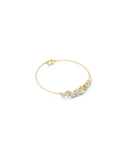 Round Shape Lab Grown Diamond Bracelet