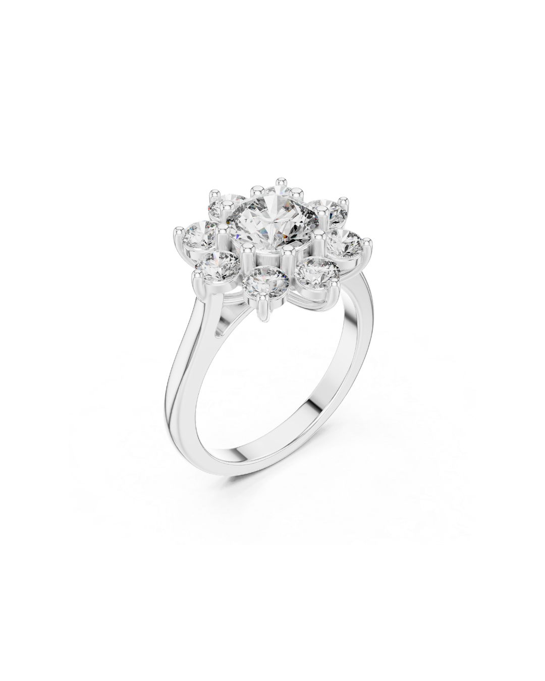 Round Shape Lab Grown Diamond Ring
