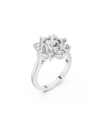 Round Shape Lab Grown Diamond Ring