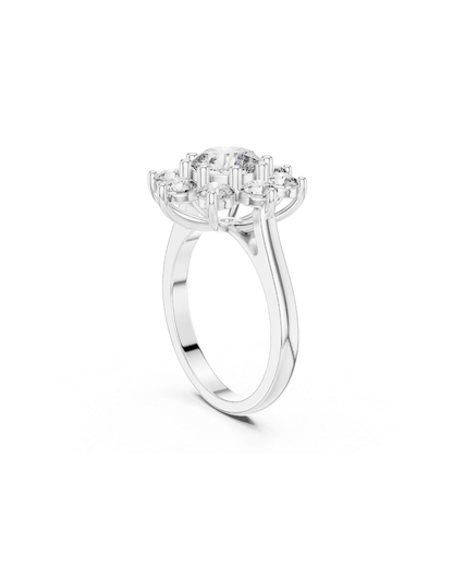 Round Shape Lab Grown Diamond Ring