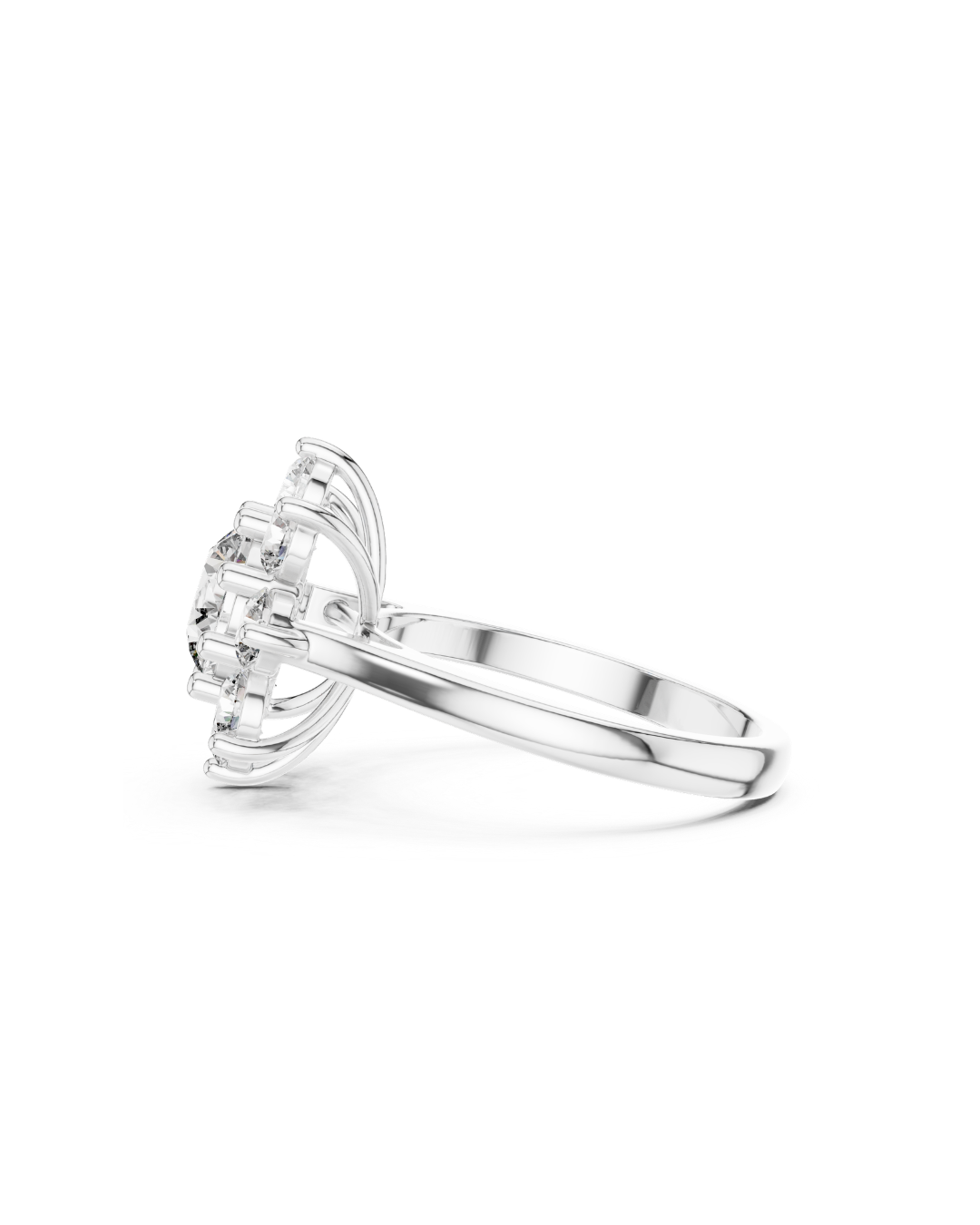 Round Shape Lab Grown Diamond Ring