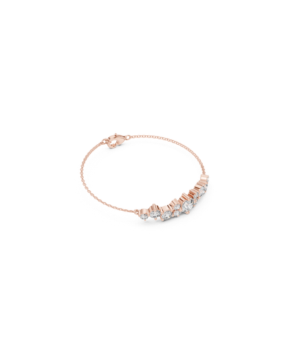 Round Shape Lab Grown Diamond Bracelet