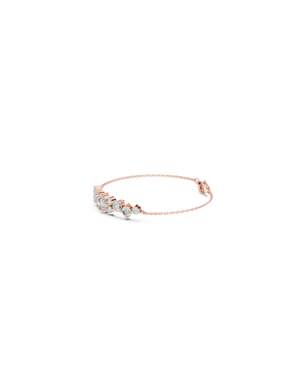 Round Shape Lab Grown Diamond Bracelet