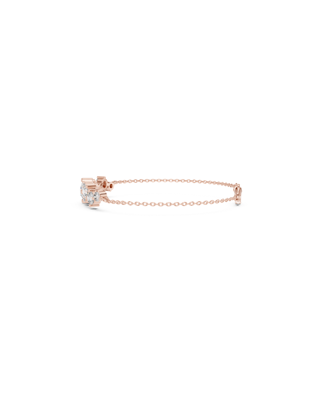 Round Shape Lab Grown Diamond Bracelet