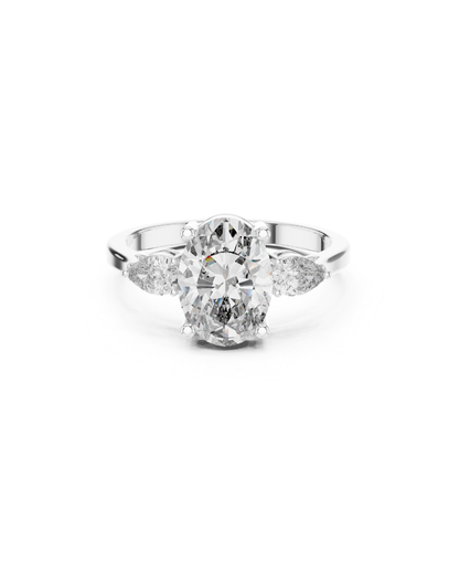 Oval Shape Lab Grown Diamond Ring