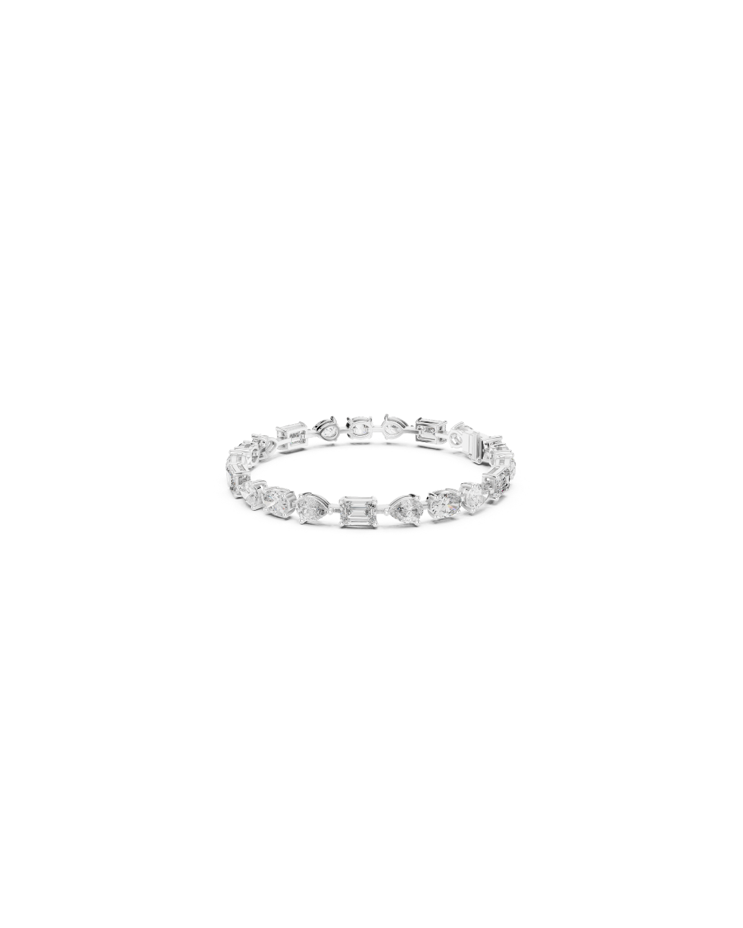 Fancy Mix Shape Lab Grown Diamond Bracelet