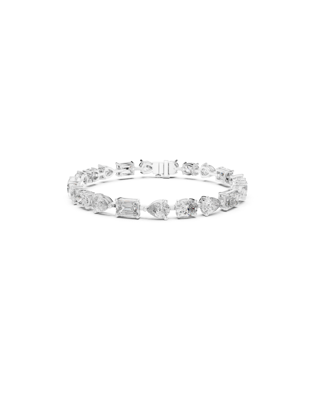 Fancy Mix Shape Lab Grown Diamond Bracelet