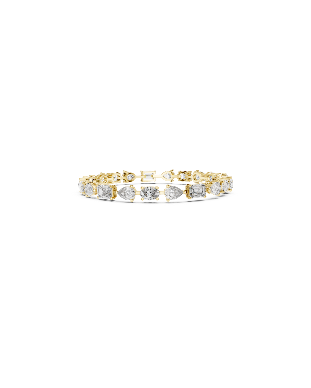 Fancy Mix Shape Lab Grown Diamond Bracelet