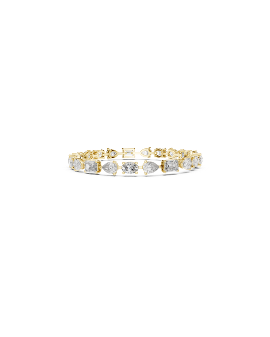 Fancy Mix Shape Lab Grown Diamond Bracelet