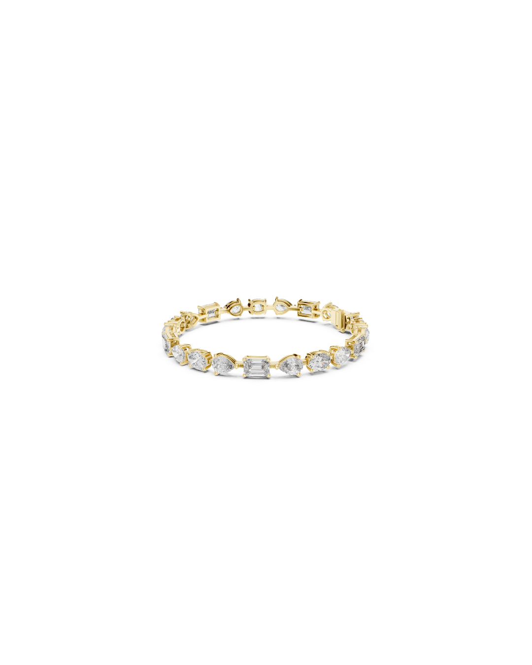 Fancy Mix Shape Lab Grown Diamond Bracelet