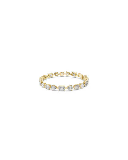 Fancy Mix Shape Lab Grown Diamond Bracelet
