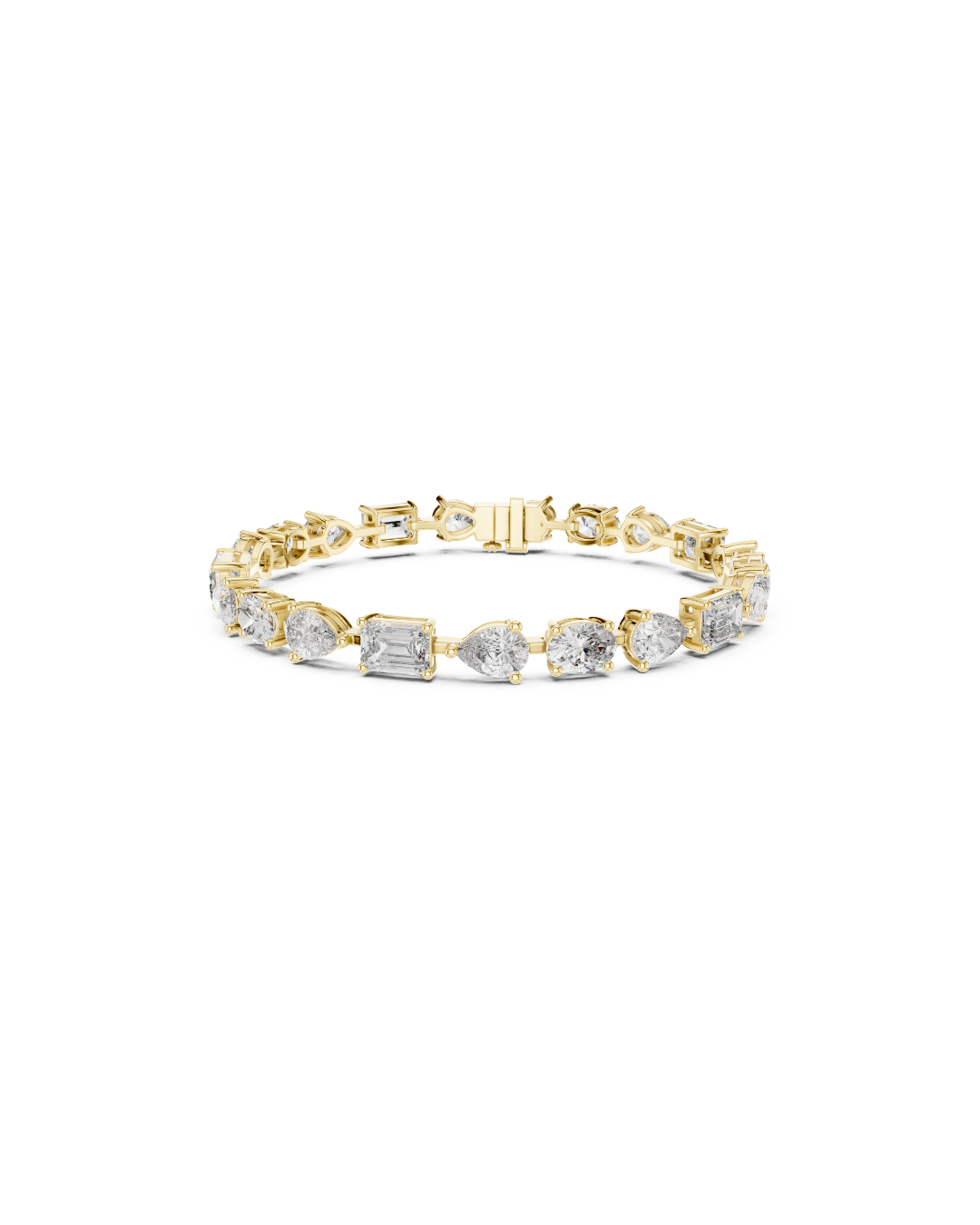 Fancy Mix Shape Lab Grown Diamond Bracelet