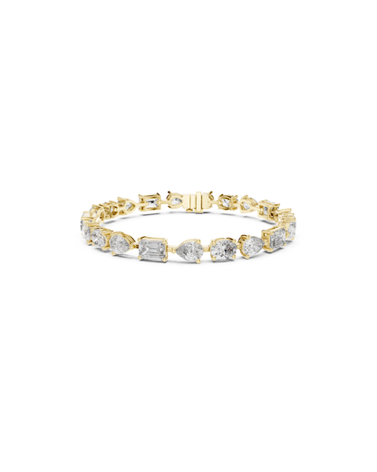 Fancy Mix Shape Lab Grown Diamond Bracelet