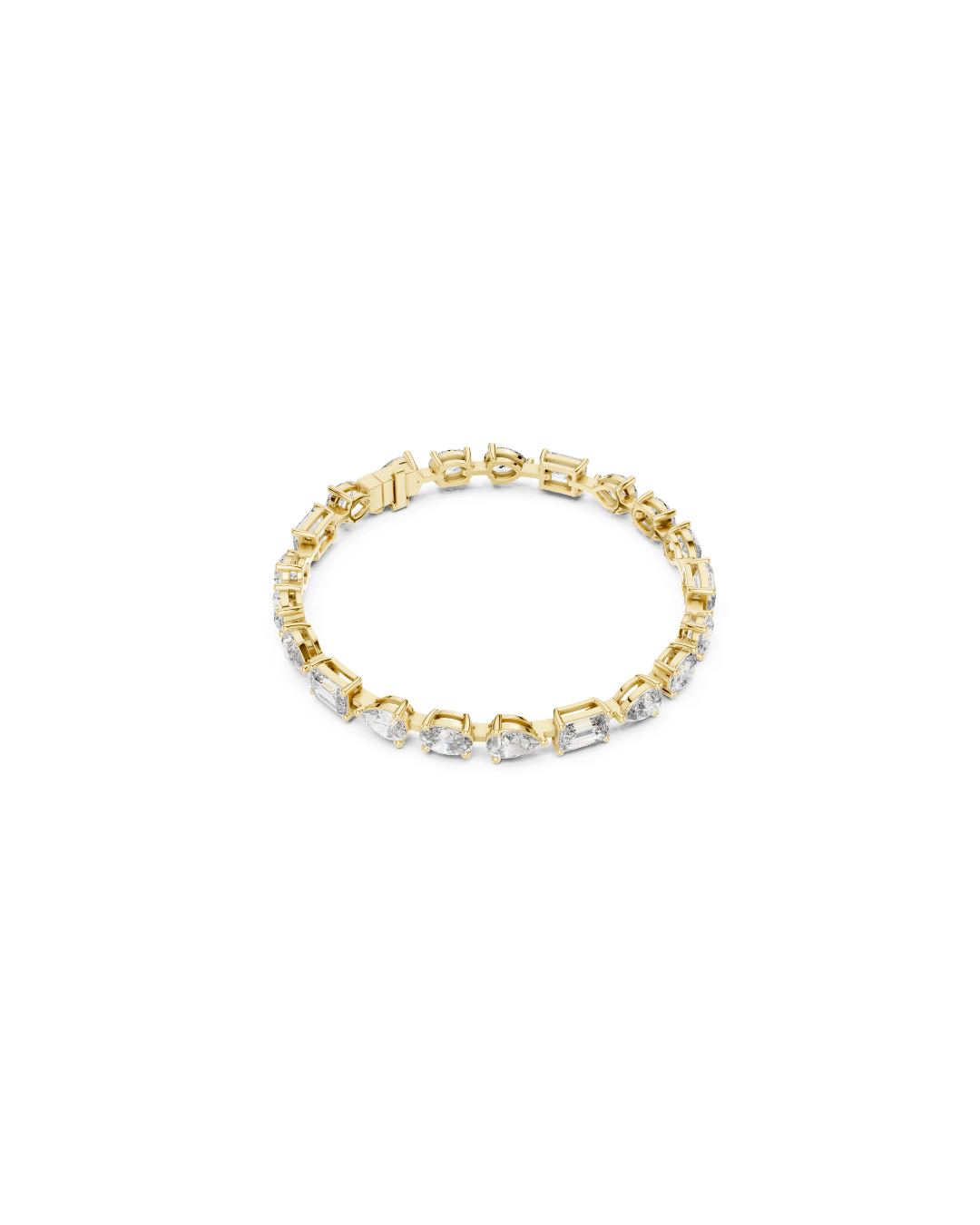 Fancy Mix Shape Lab Grown Diamond Bracelet