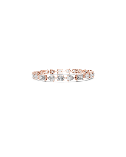 Fancy Mix Shape Lab Grown Diamond Bracelet