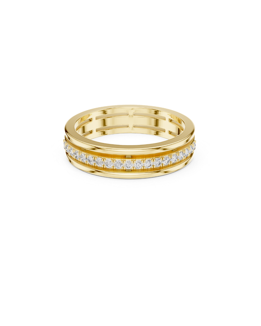 Round Shape Lab Grown Diamond Ring