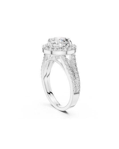 Round Shape Lab Grown Diamond Ring