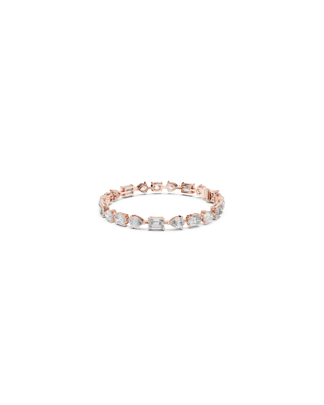 Fancy Mix Shape Lab Grown Diamond Bracelet