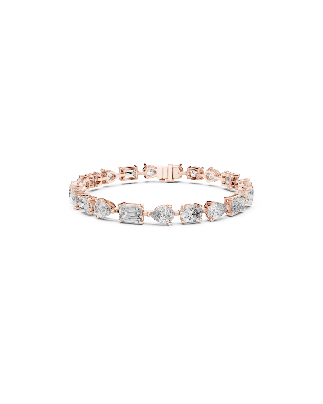 Fancy Mix Shape Lab Grown Diamond Bracelet