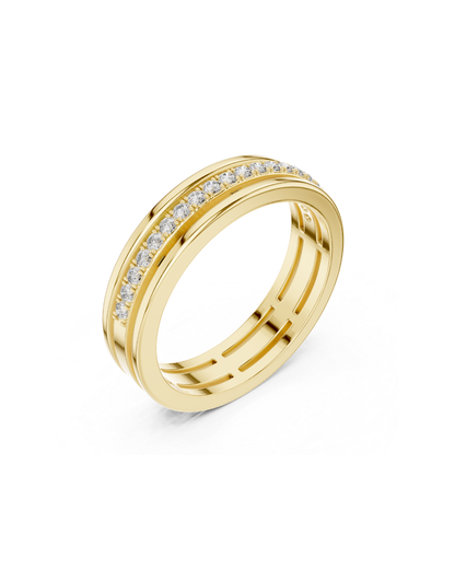 Round Shape Lab Grown Diamond Ring