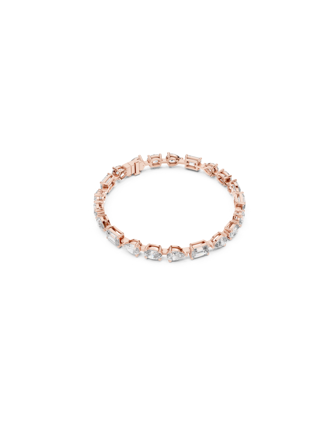 Fancy Mix Shape Lab Grown Diamond Bracelet