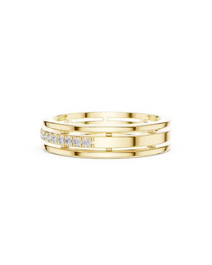 Round Shape Lab Grown Diamond Ring