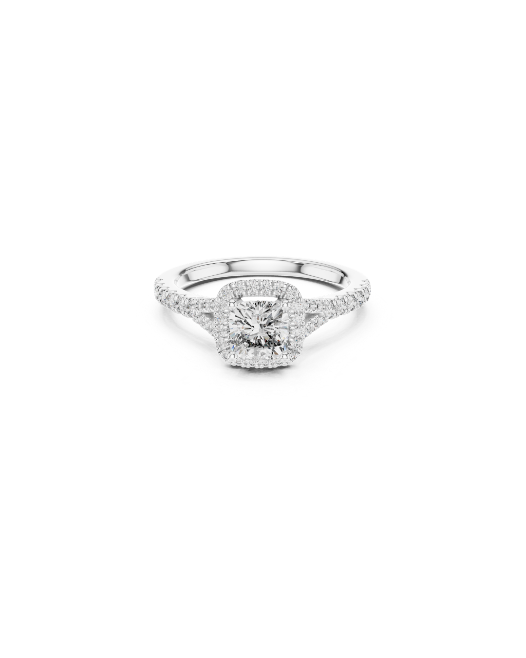 Cushain Shape Lab Grown Diamond Ring