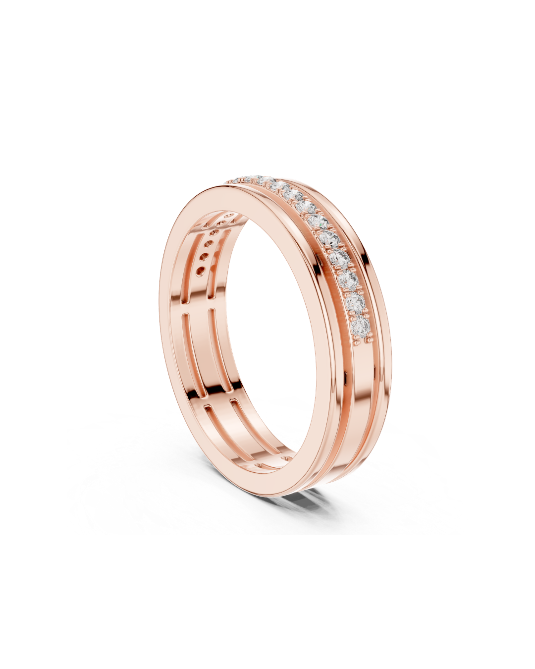 Round Shape Lab Grown Diamond Ring
