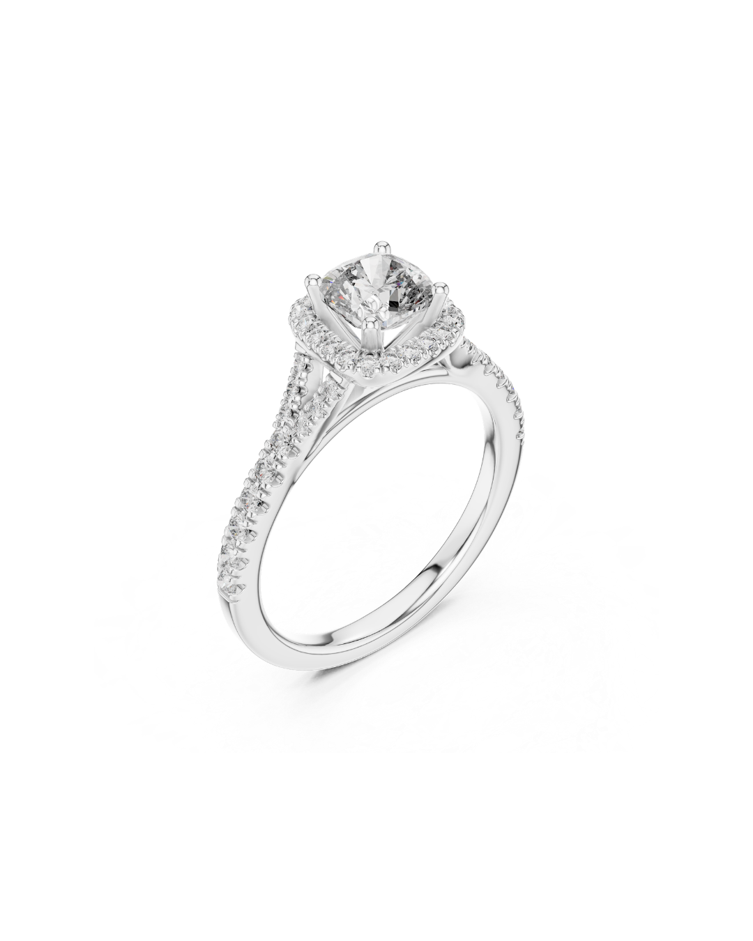 Cushain Shape Lab Grown Diamond Ring