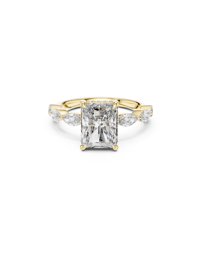 Radiant Shape 3.00 CT.Diamond Ring