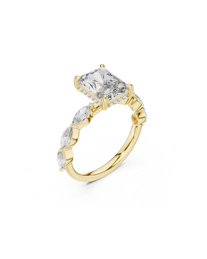 Radiant Shape 3.00 CT.Diamond Ring