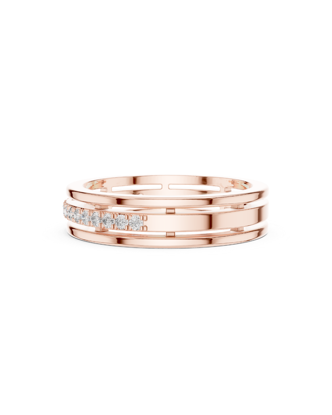 Round Shape Lab Grown Diamond Ring