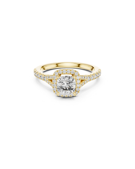 Cushain Shape Lab Grown Diamond Ring