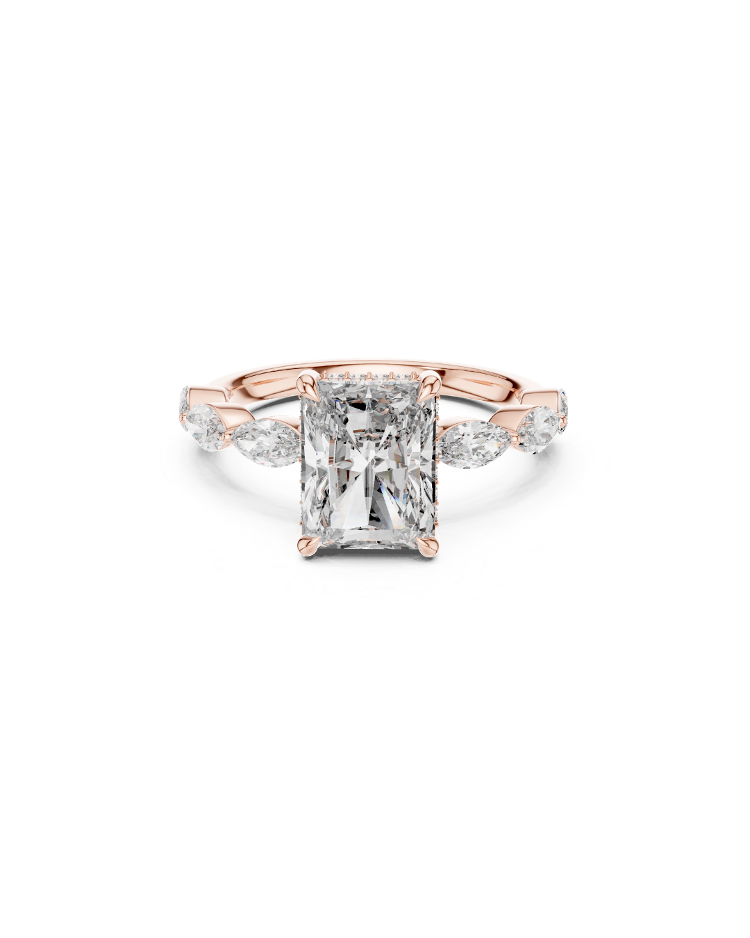 Radiant Shape 3.00 CT.Diamond Ring