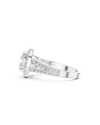 Round Shape Lab Grown Diamond Ring