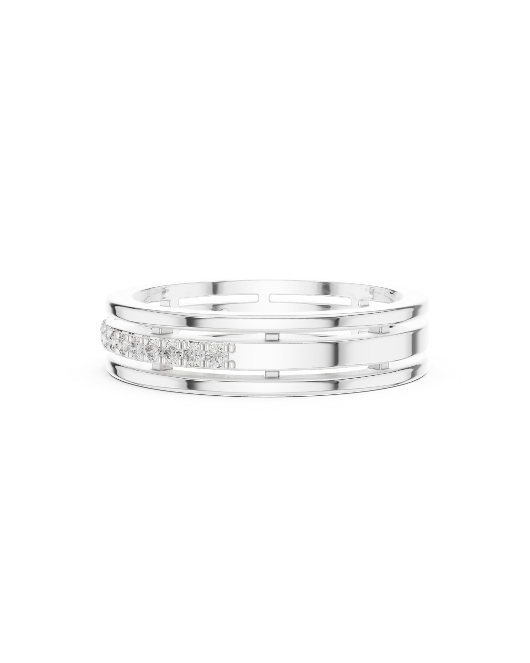 Round Shape Lab Grown Diamond Ring