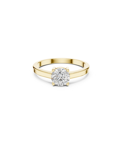 Round Shape Lab Grown Diamond Ring