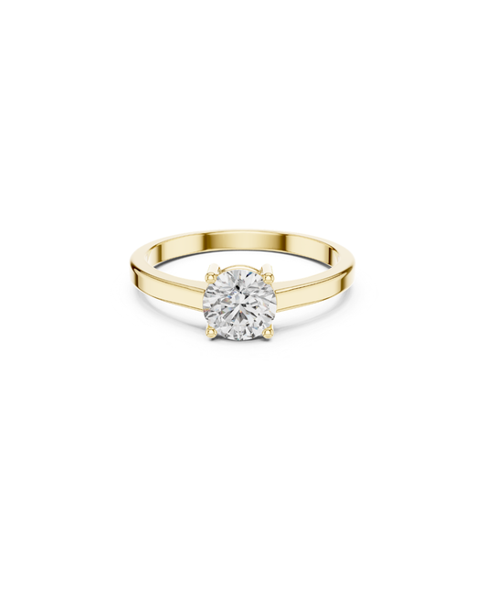 Round Shape Lab Grown Diamond Ring
